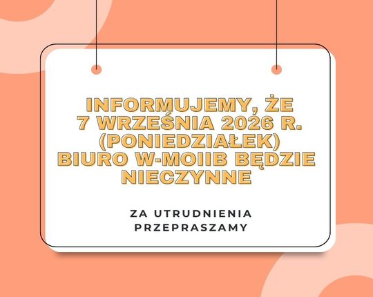 biuro nieczynne